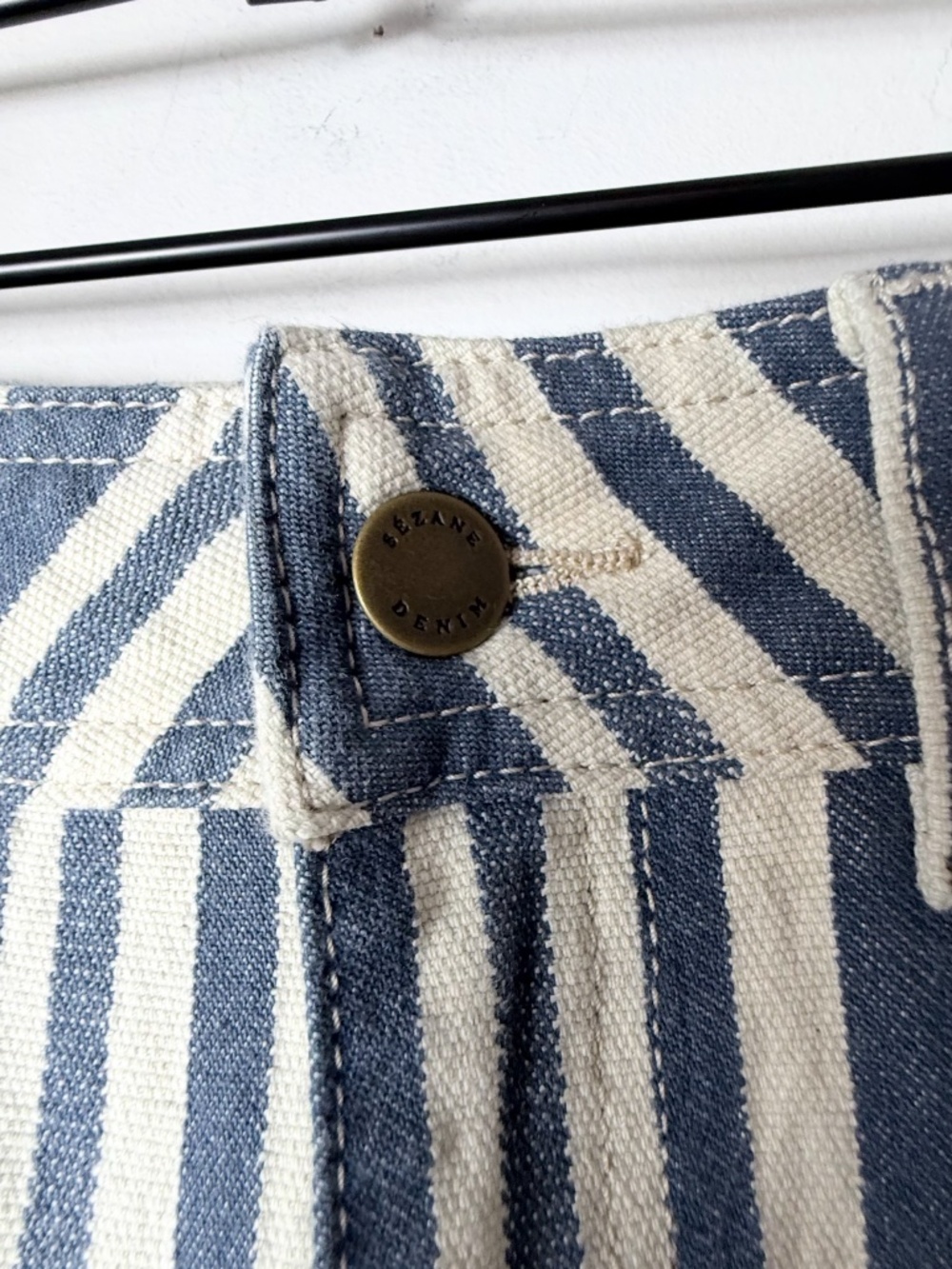Sezane Striped Pant and cropped Top Set in Blue Size 34 (2/XS)‎ (G) - Picture 10 of 13